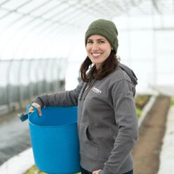 Women's Zip Hoodie – Charcoal, L