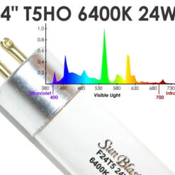 SunBlaster T5HO Strip Light With NanoTech Reflector – 24" -Johnnyseeds Sales Shop 08343 02 t5ho light